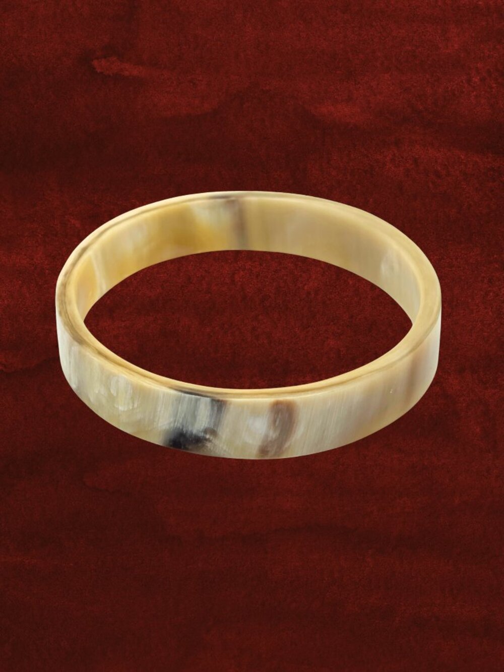 Faux Ox Horn Bangle Bracelet